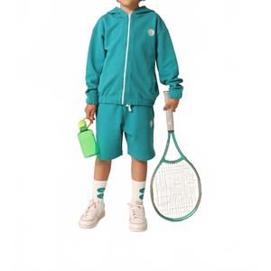 NEW RAQUETTE tennis classic hooded jacket in deep lake